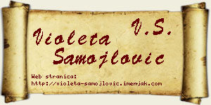 Violeta Samojlović vizit kartica